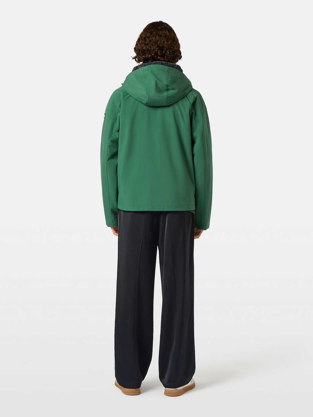 Utility Hooded Softshell Zip Up Jacket