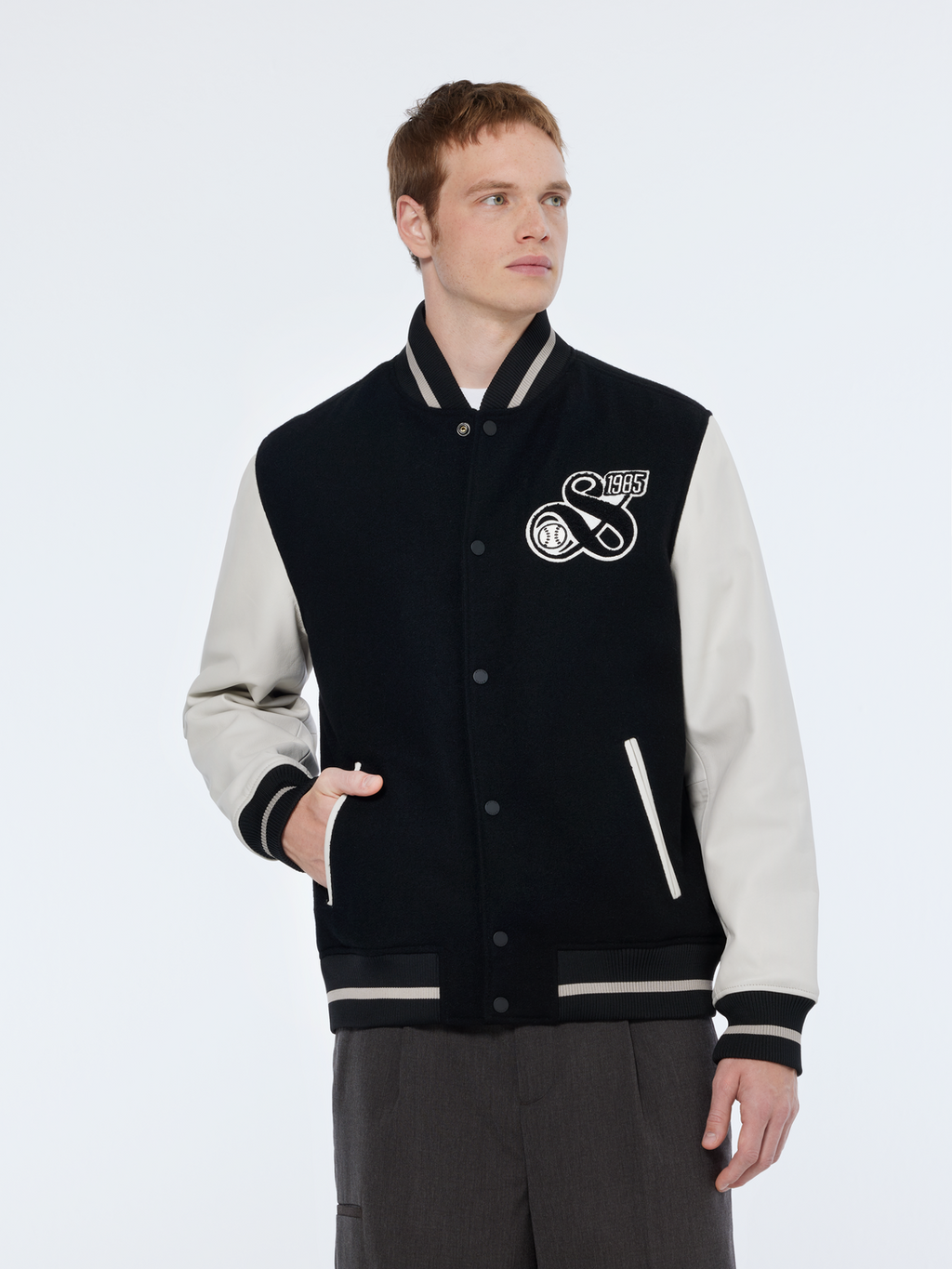 VARSITY JACKET SiKcret ver ブラック VARSITY JACKET SiKcret ver ブラック