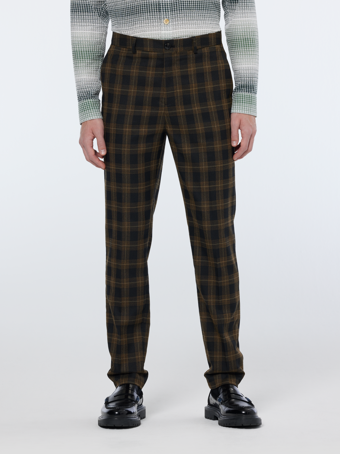 Irving Yarn-Dyed Tailored Check Chino
