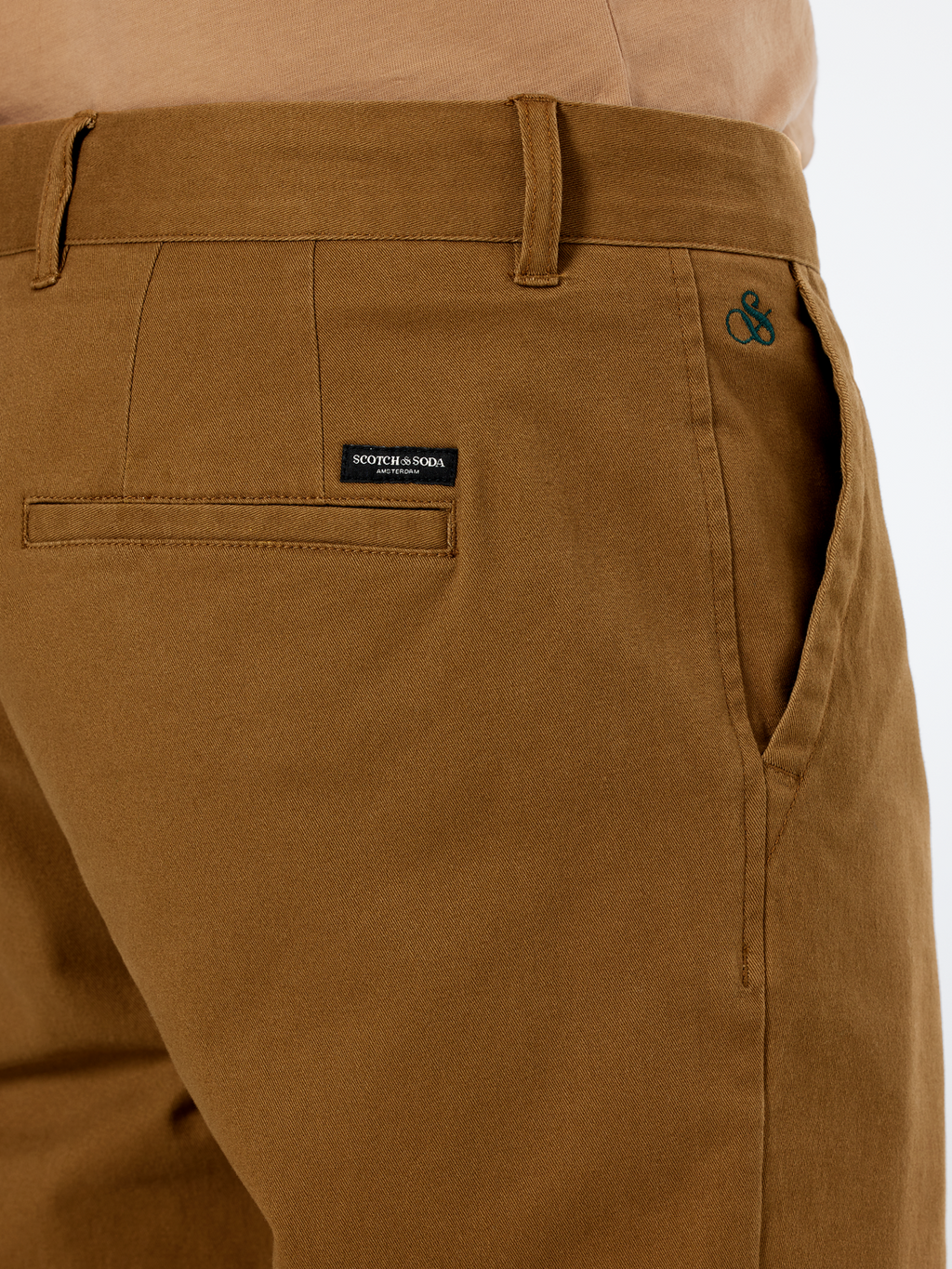 Stuart Washed Cotton Blend Chino