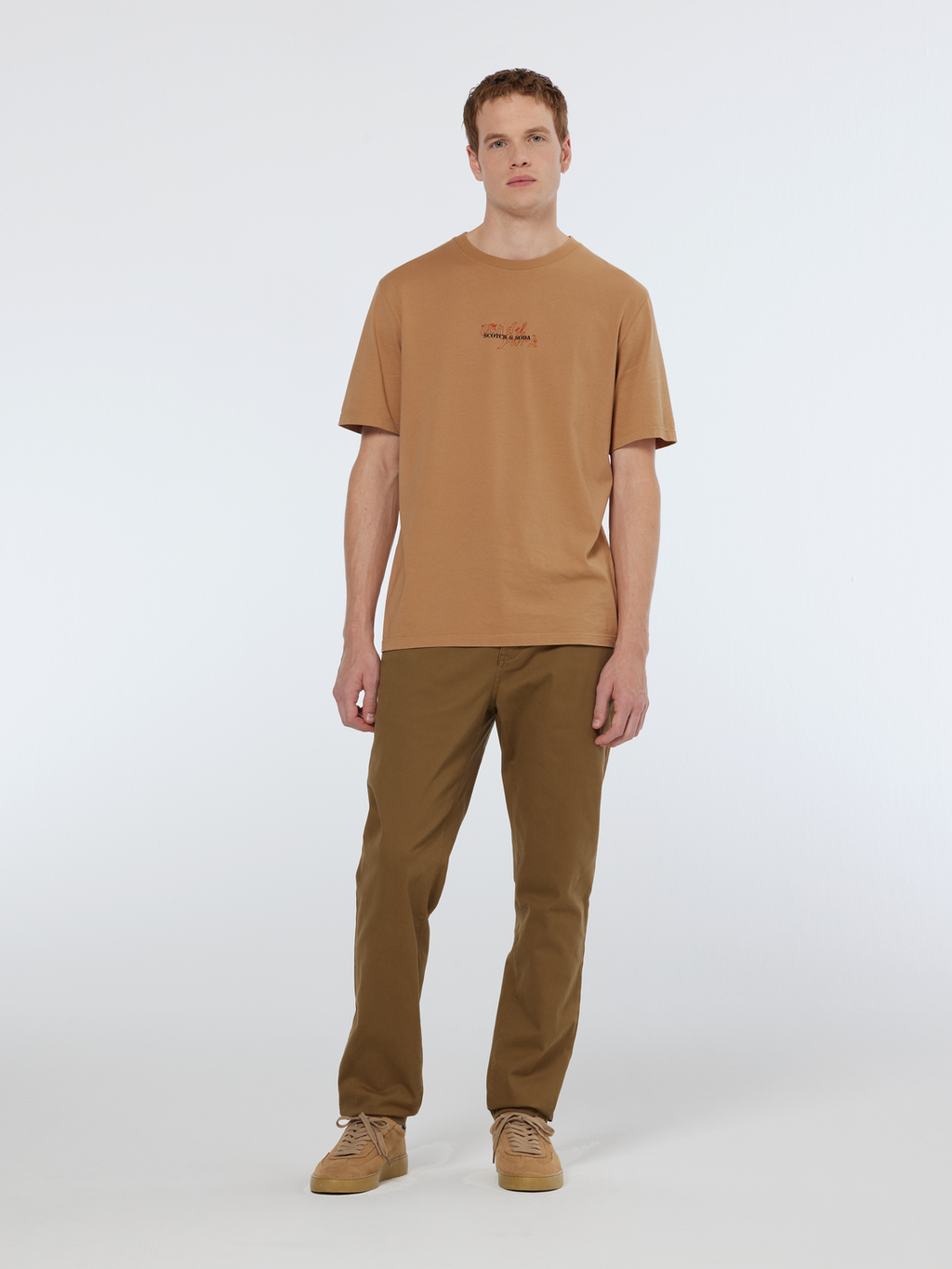 Stuart Washed Cotton Blend Chino