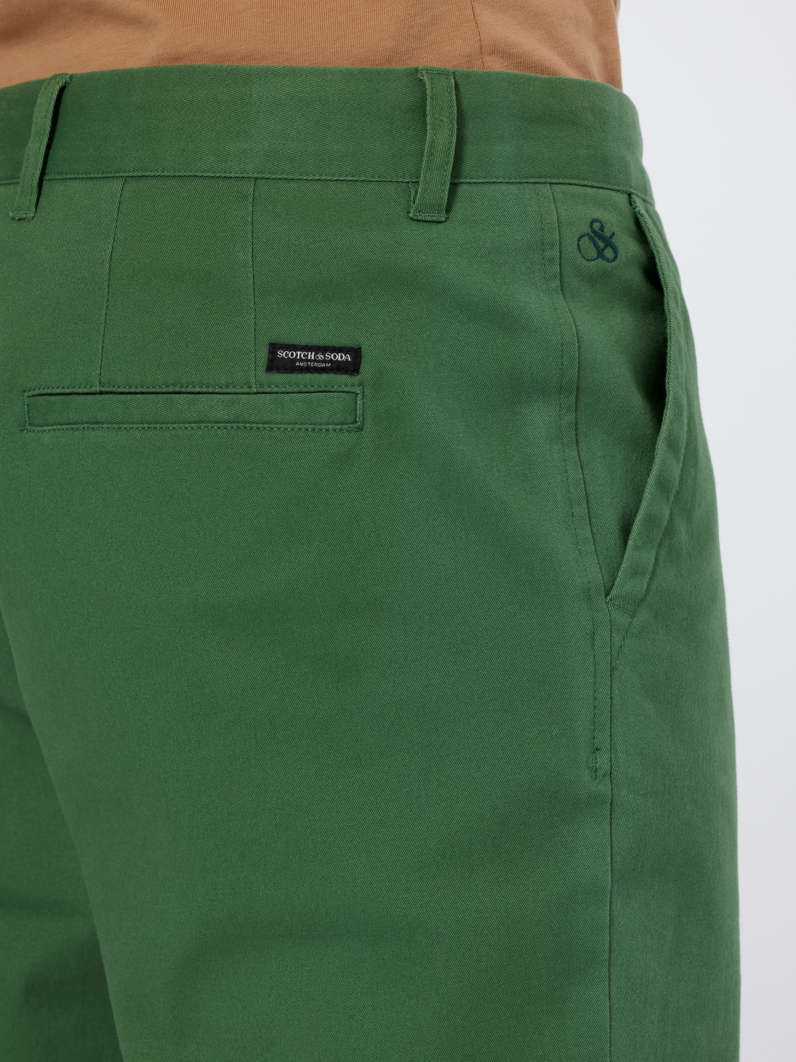 Stuart Washed Cotton Blend Chino