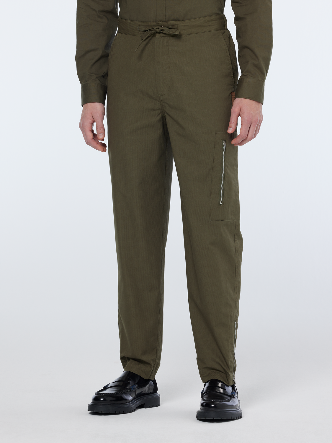 Straight Fit Cotton Ripstop Cargo Pant