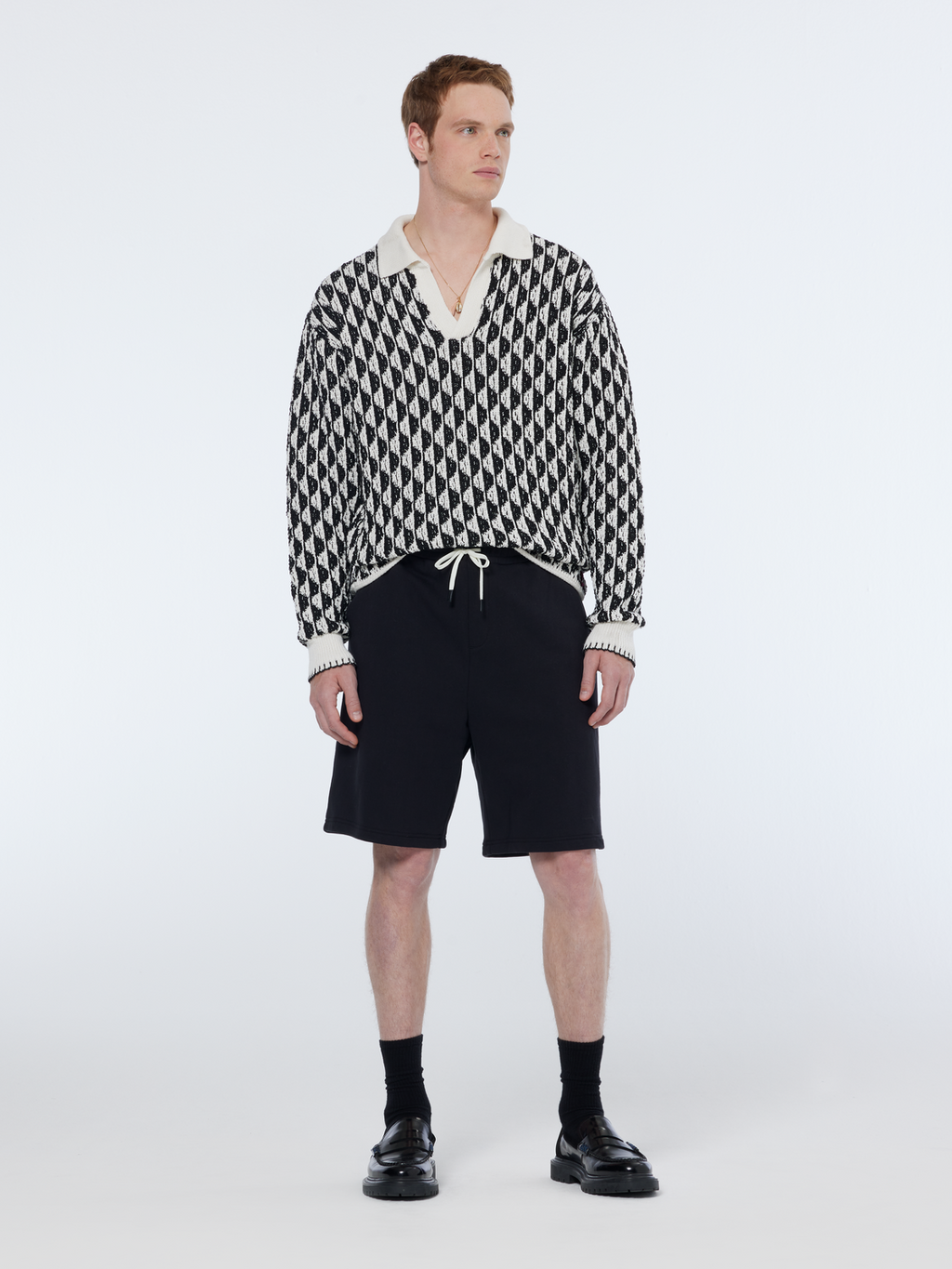 & Logo Badge Regular Fit Sweatshorts