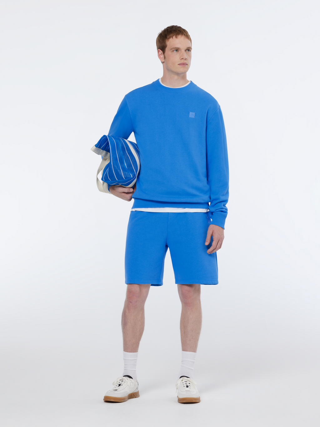 & Logo Badge Regular Fit Sweatshort