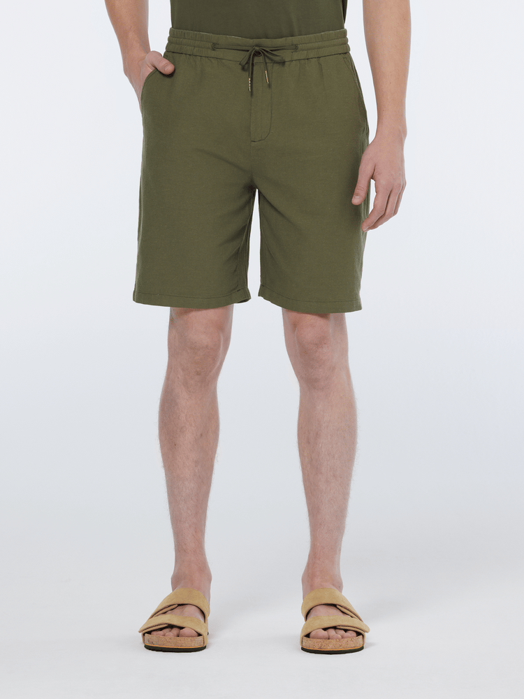 Fave Cotton Linen Relaxed Fit Bermuda Short