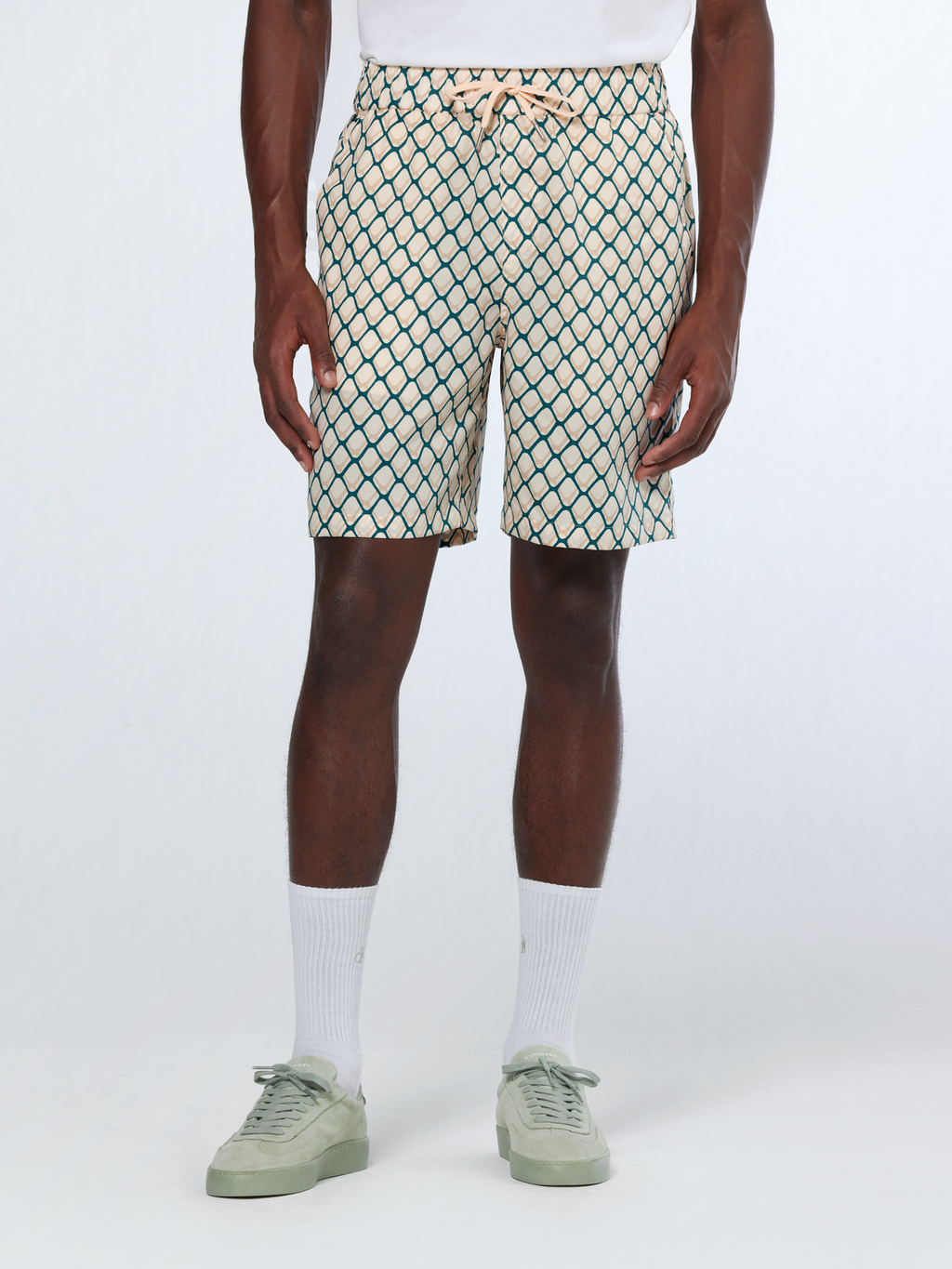 Fave Tennis Printed Relaxed Fit Bermuda Short