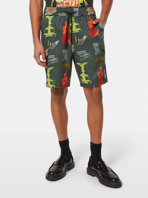 Fave Park Printed Relaxed Fit Bermuda Short – Scotch & Soda