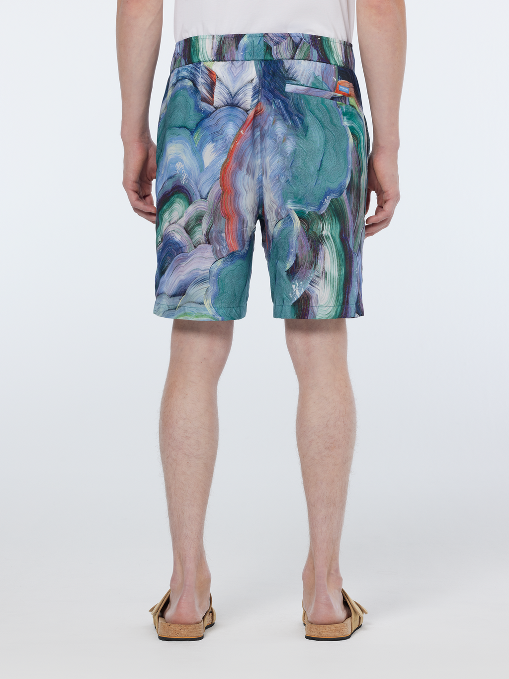 Fave Abstract Print Relaxed Fit Bermuda Short