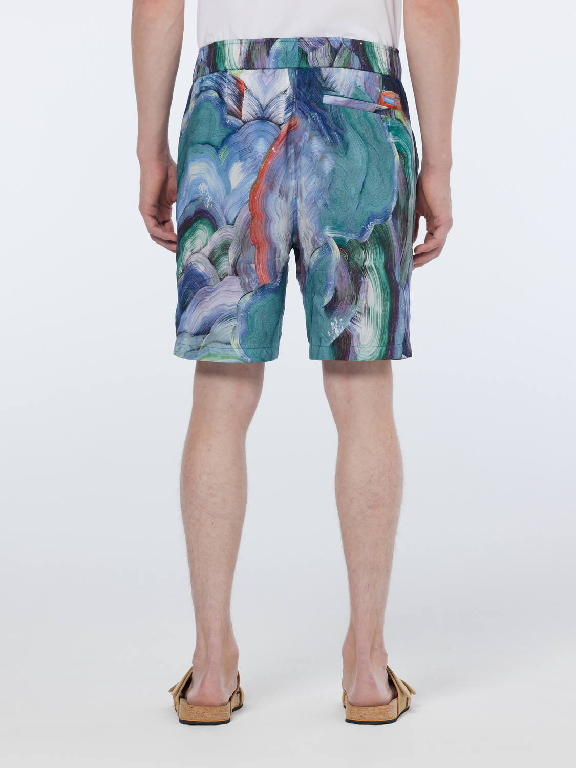 Fave Abstract Print Relaxed Fit Bermuda Short