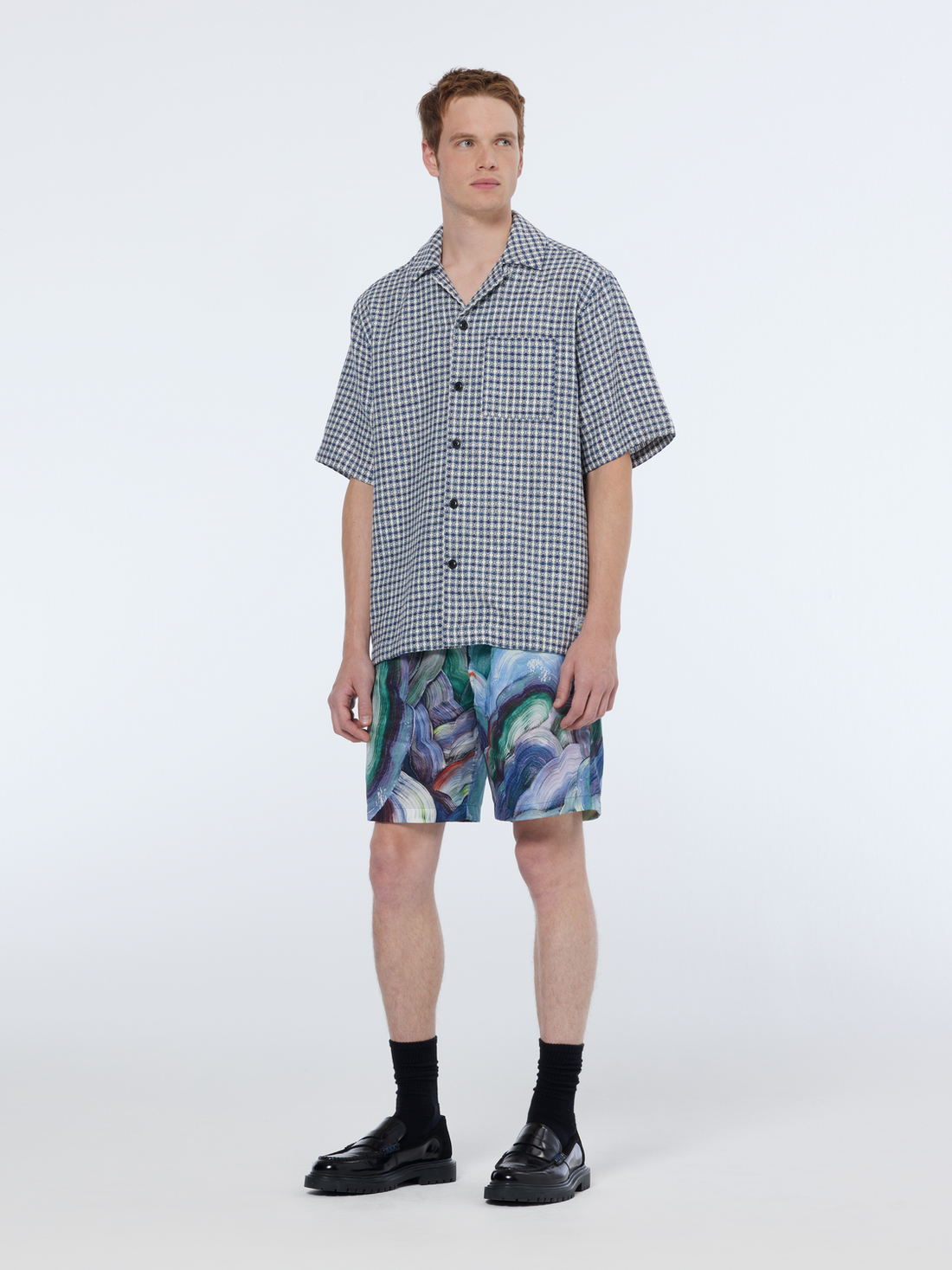 Scotch and Soda Mens Fave Bermuda Shorts in Sand -  FINAL SALE main image 0