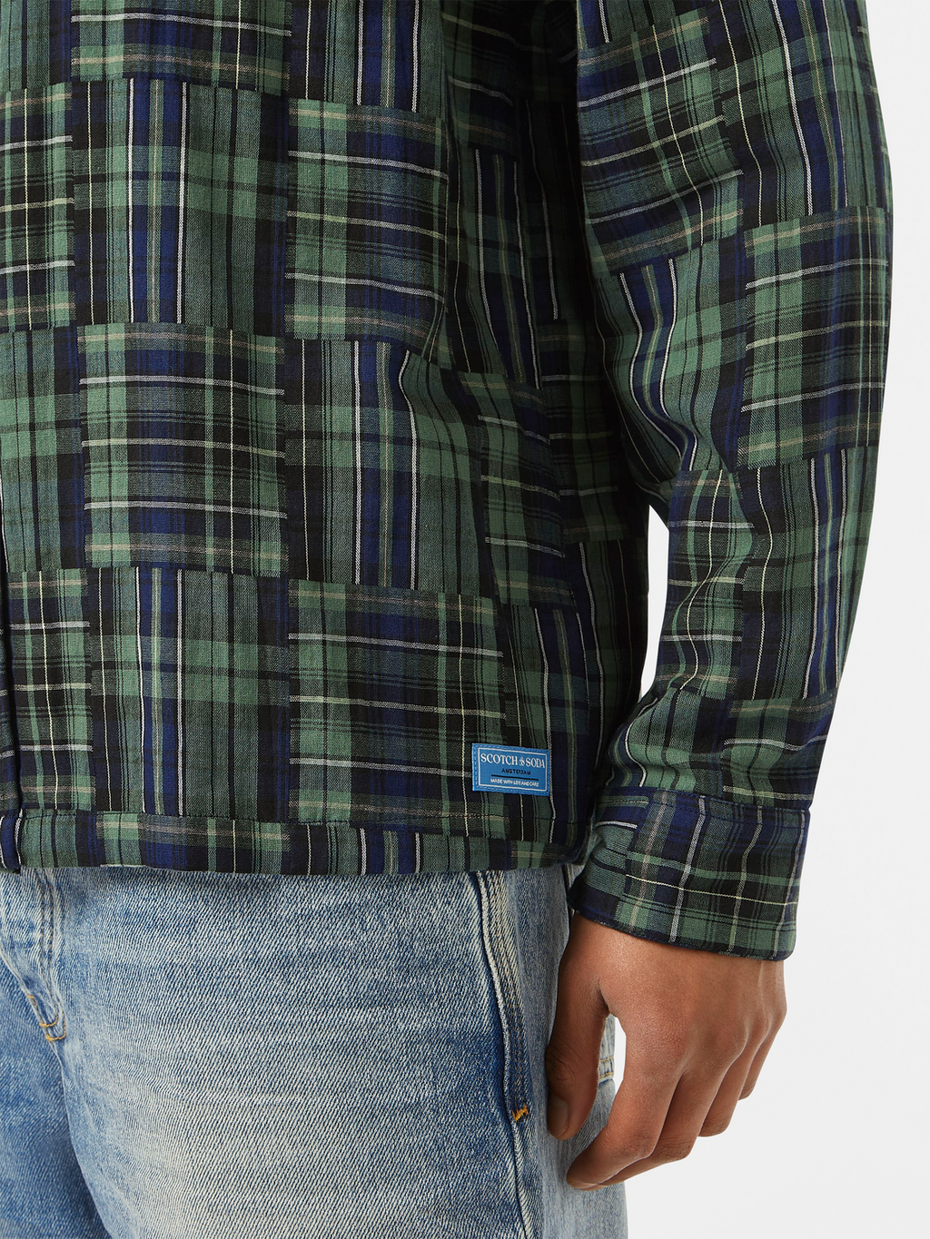 Relaxed-Fit Patchwork Shirt