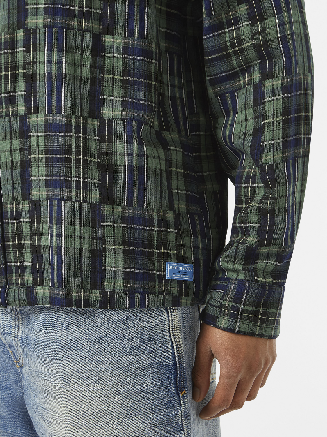 Relaxed-Fit Patchwork Shirt