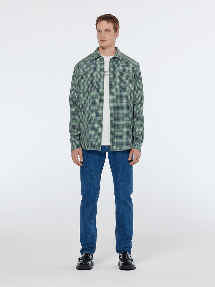 Regular Fit Double Face Check Shirt