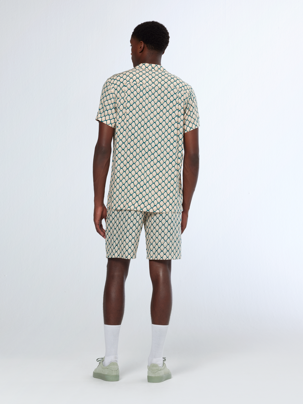 Tennis Print Regular Fit Short Sleeve Shirt