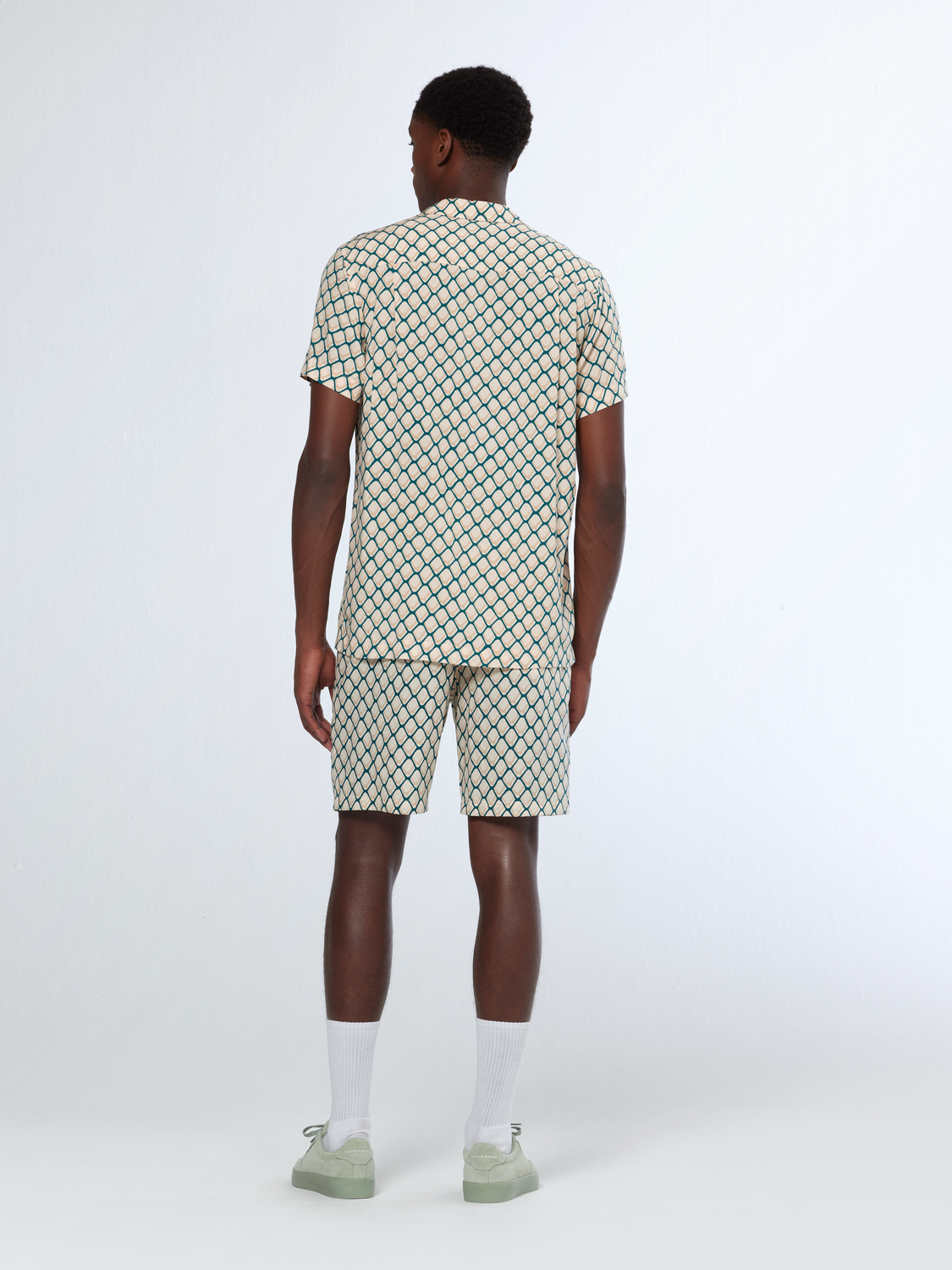 Tennis Print Regular Fit Short Sleeve Shirt