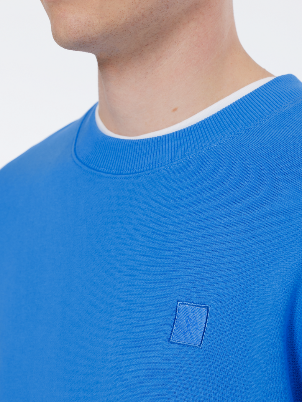 & Logo Badge Crewneck Sweatshirt