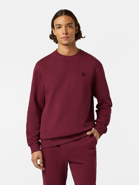 & Logo Badge Crewneck Sweatshirt – Scotch & Soda