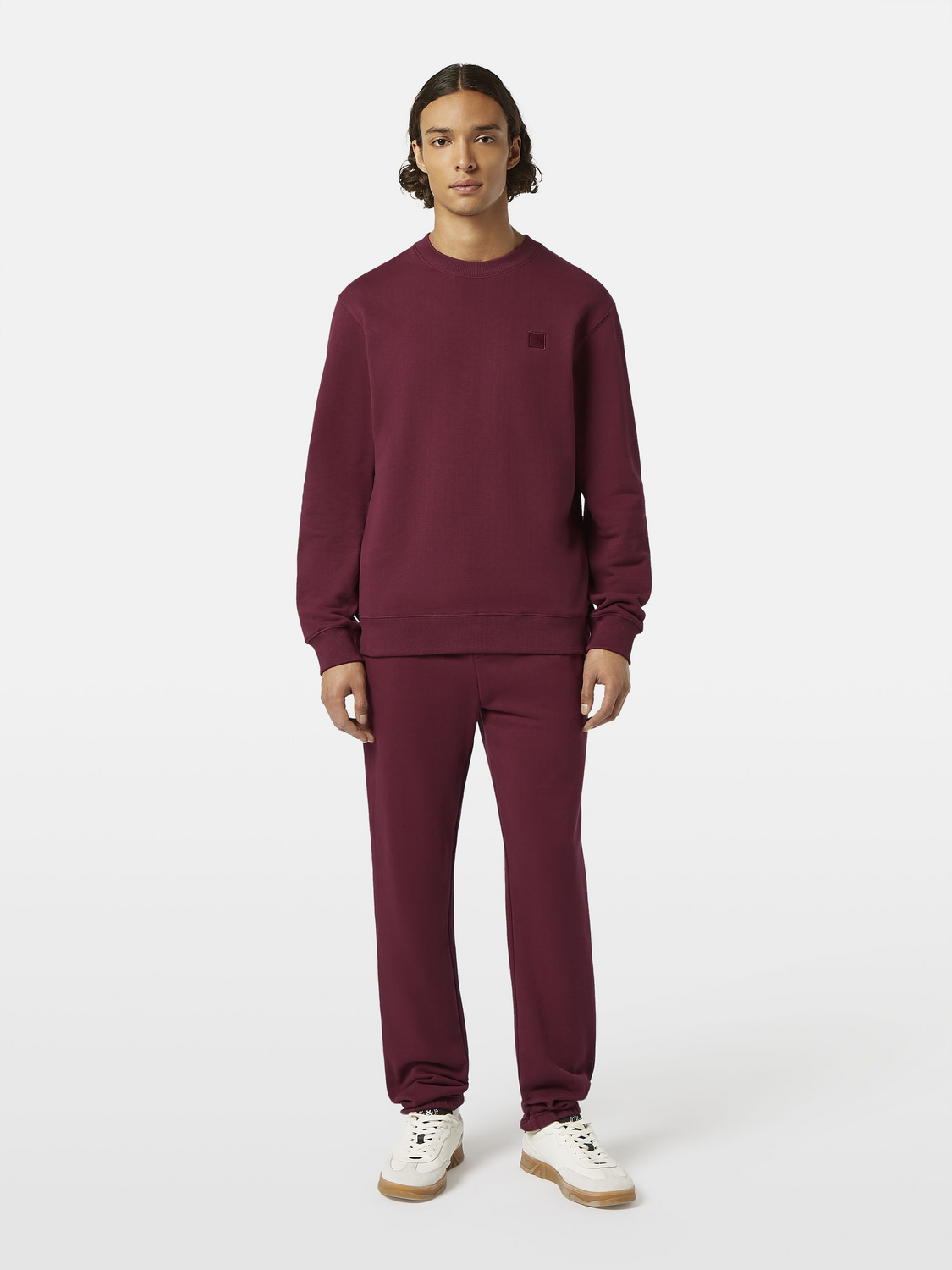 & Logo Badge Crewneck Sweatshirt