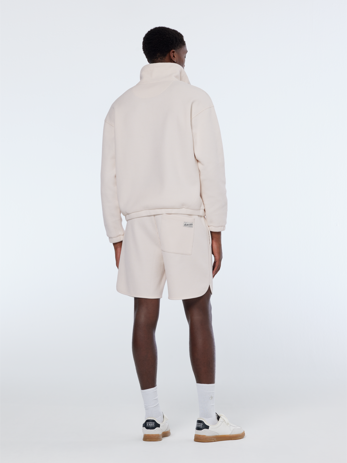 Waffle Half-Zip Sweatshirt