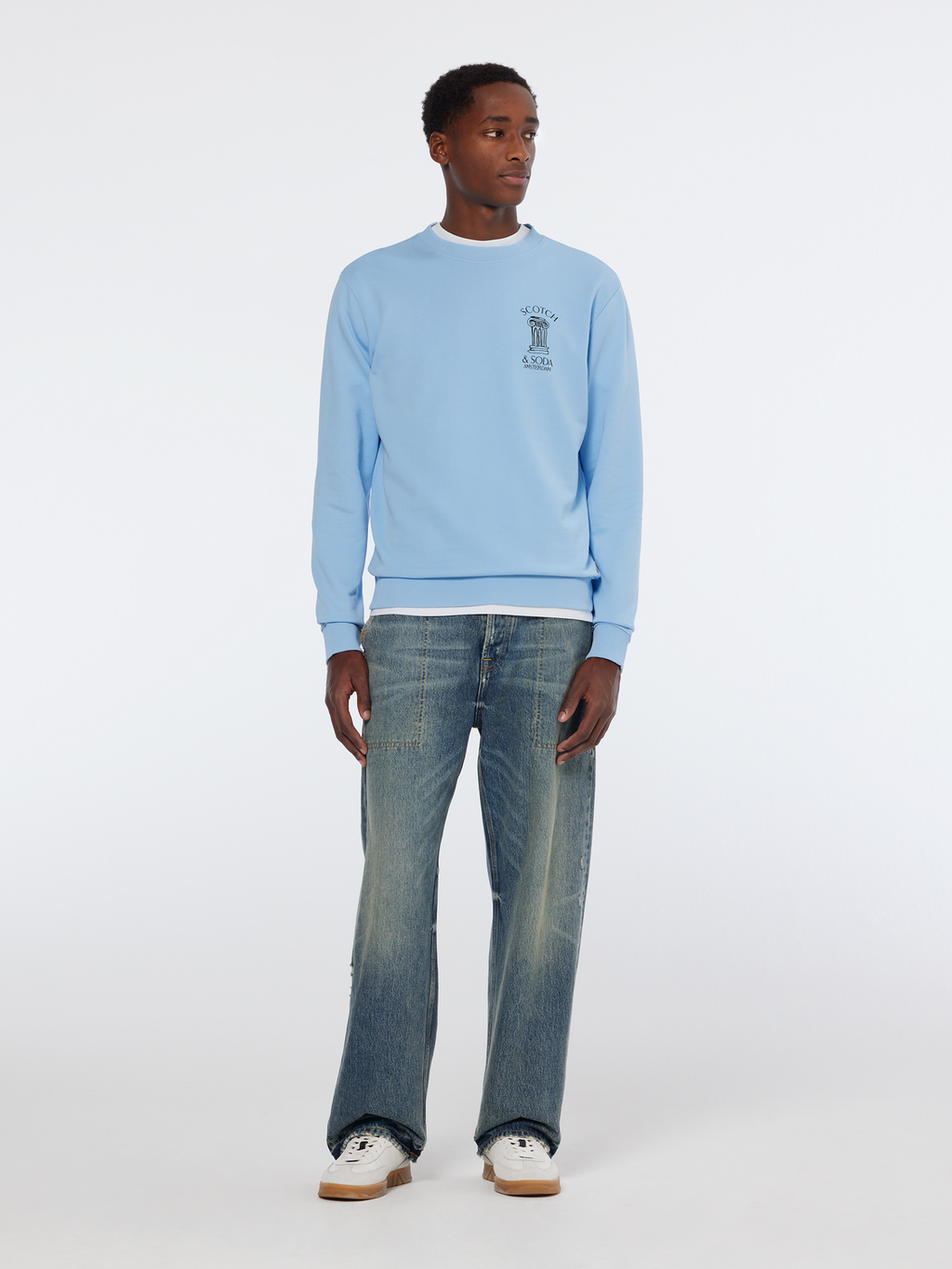 Column Artwork Sweatshirt – Scotch & Soda
