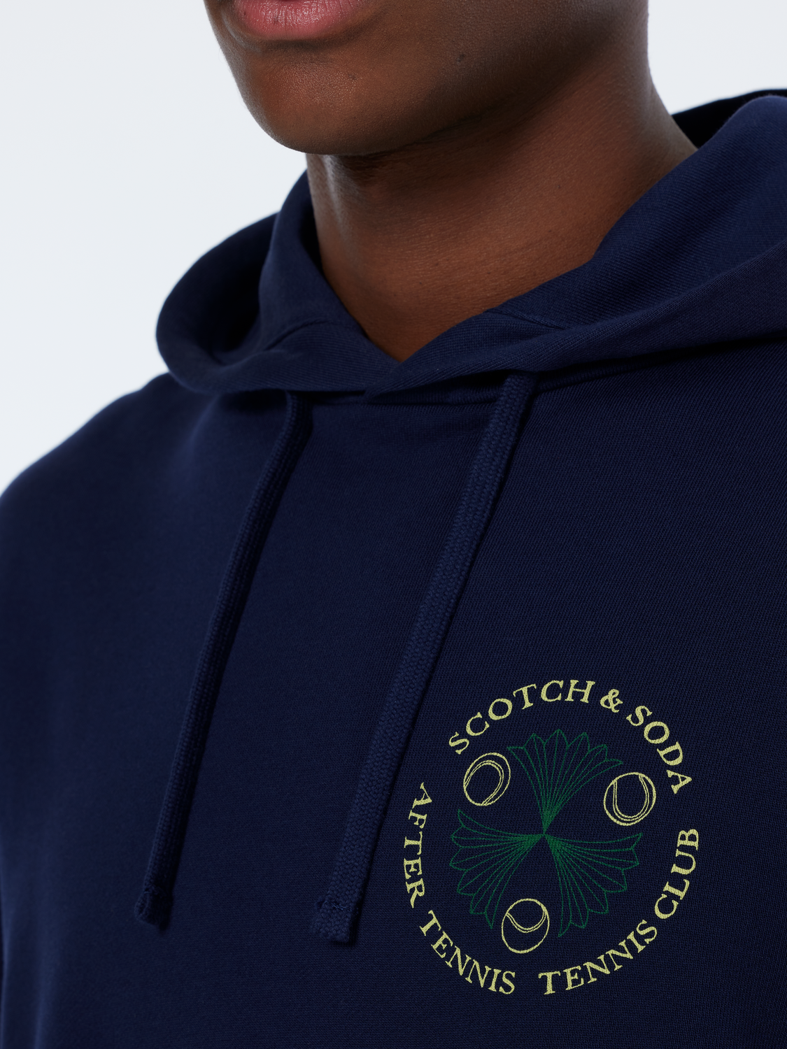 Tennis Club Artwork Hoodie – Scotch & Soda Tennis Club Artwork Hoodie – Scotch & Soda
