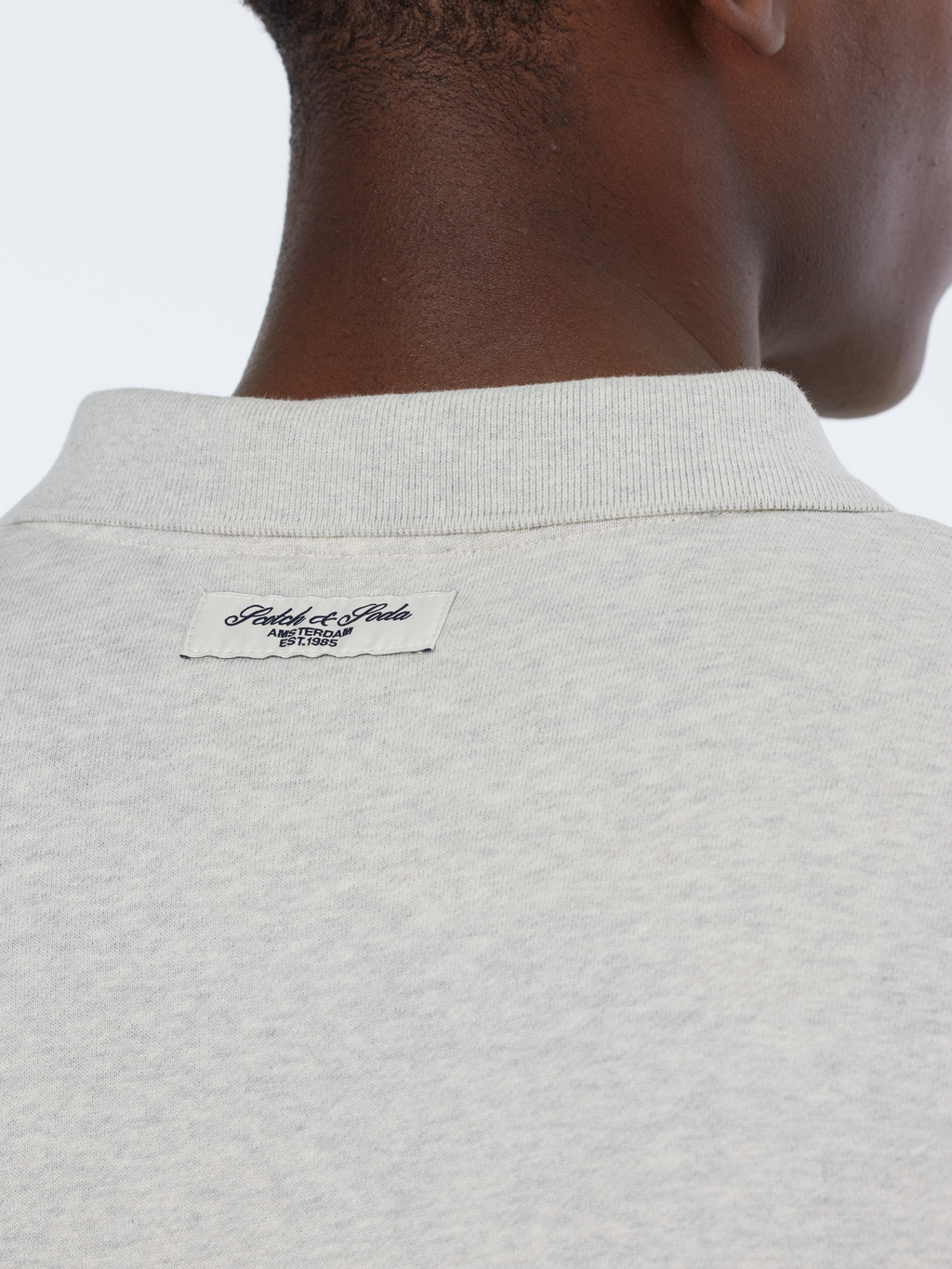 Relaxed Fit Polo Sweatshirt