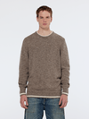 Regular Fit Melange Crewneck Pullover