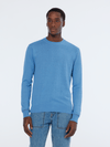 Linen-Blend Regular Fit Crewneck Pullover