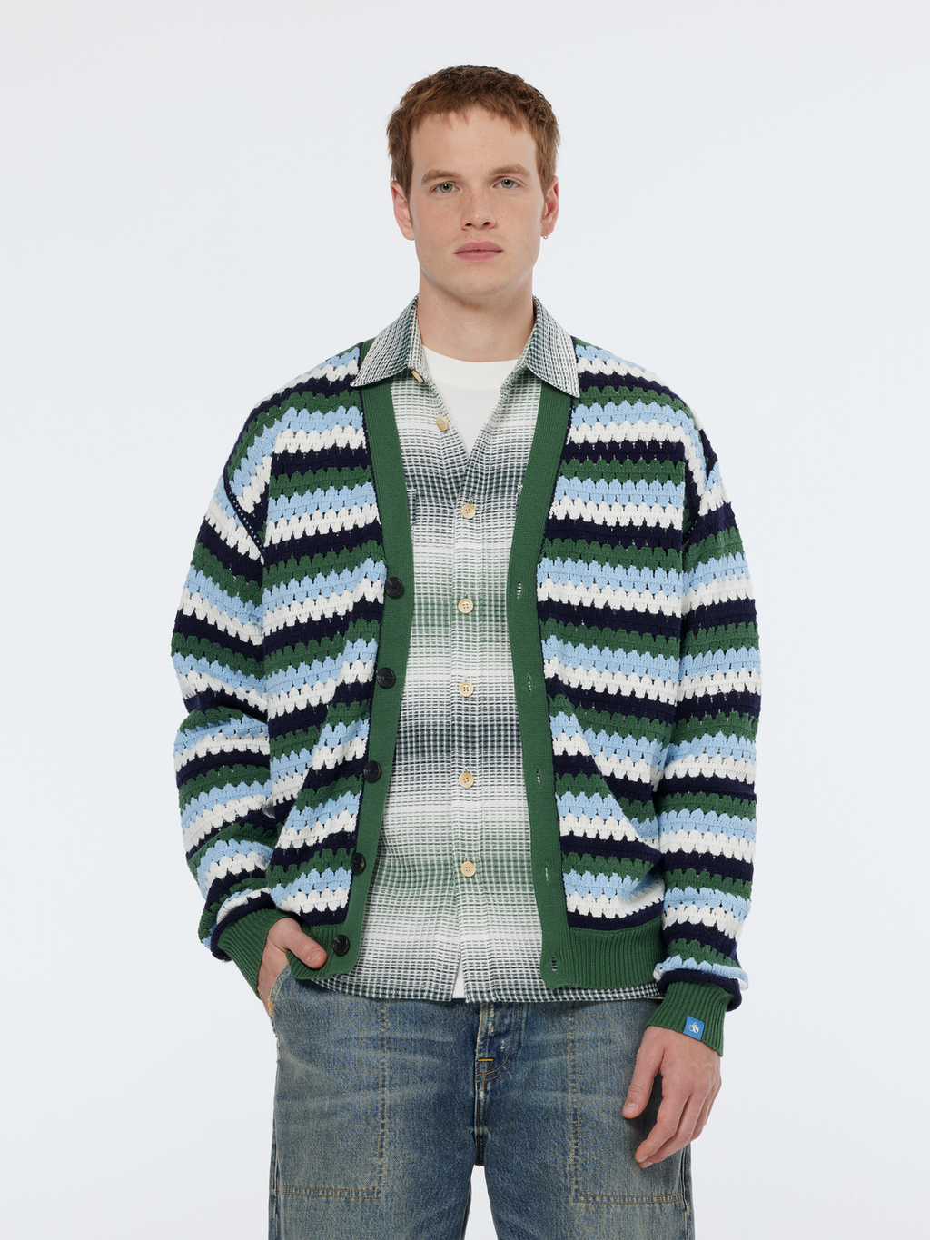 Crochet Drop Shoulder Cardigan – Scotch & Soda Crochet Drop Shoulder Cardigan – Scotch & Soda