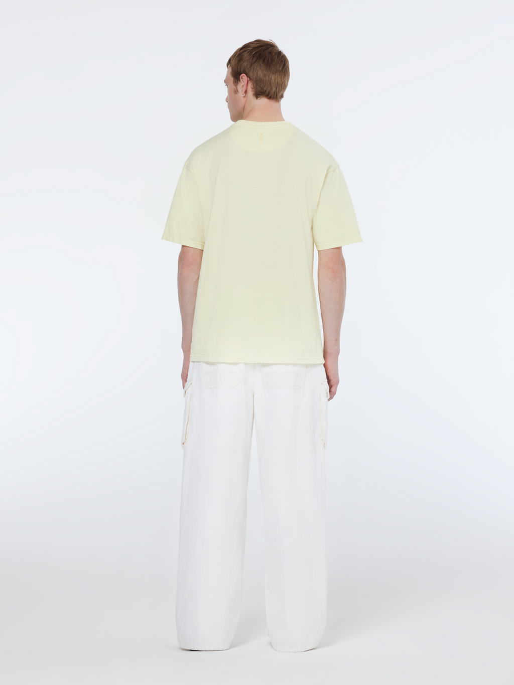 The Daze Loose Fit Cargo Jeans | Faded White