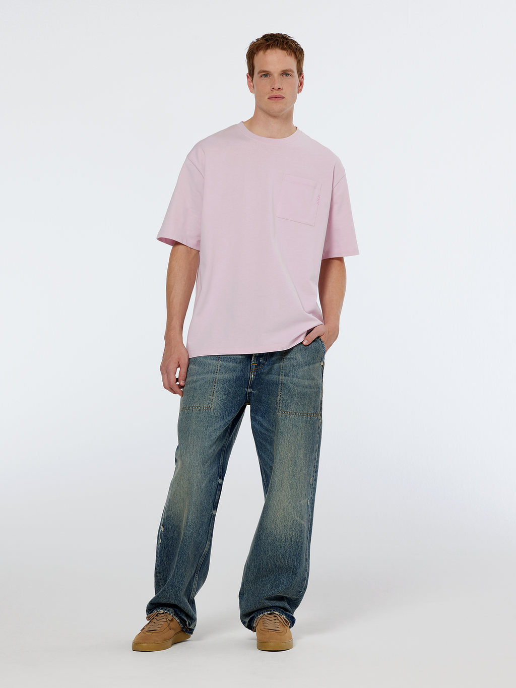 Loose Fit Front Pocket T-Shirt