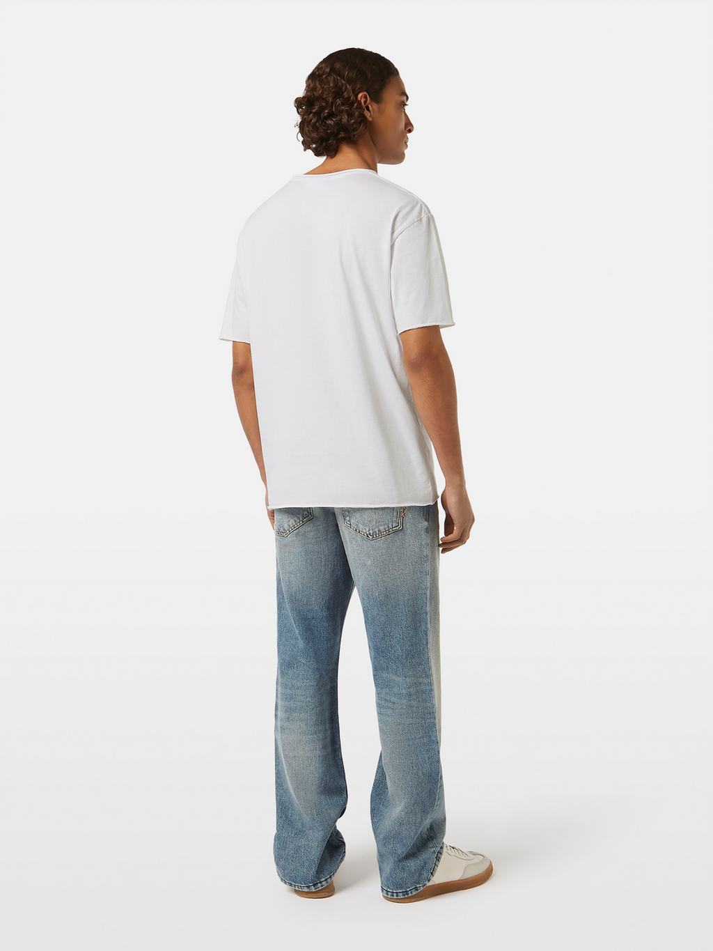 Raw Edge Relaxed Fit T-Shirt
