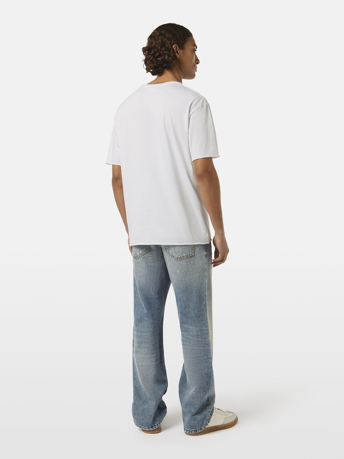 Raw Edge Relaxed Fit T-Shirt