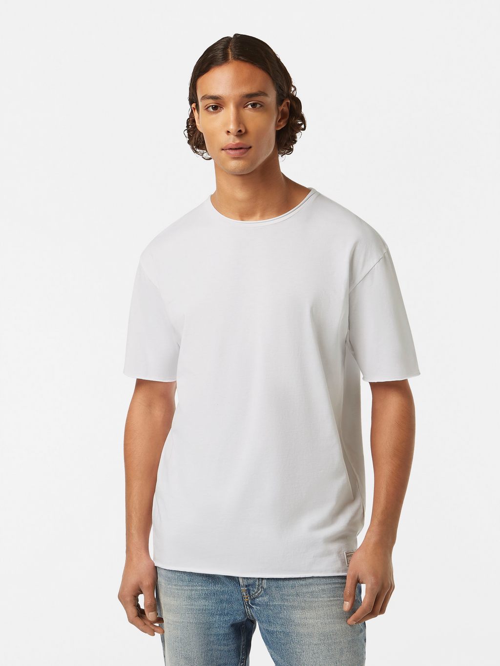Raw Edge Relaxed Fit T-Shirt