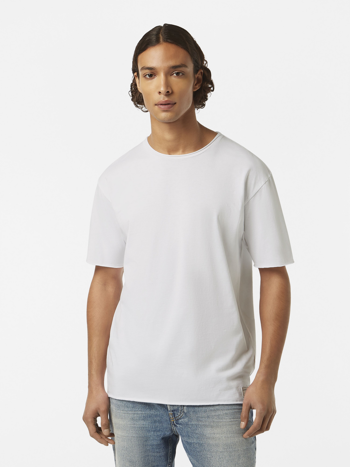 Raw Edge Relaxed Fit T-Shirt
