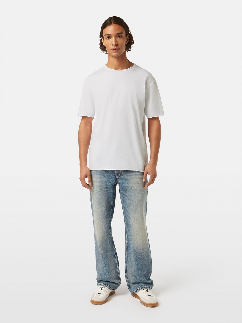 Raw Edge Relaxed Fit T-Shirt