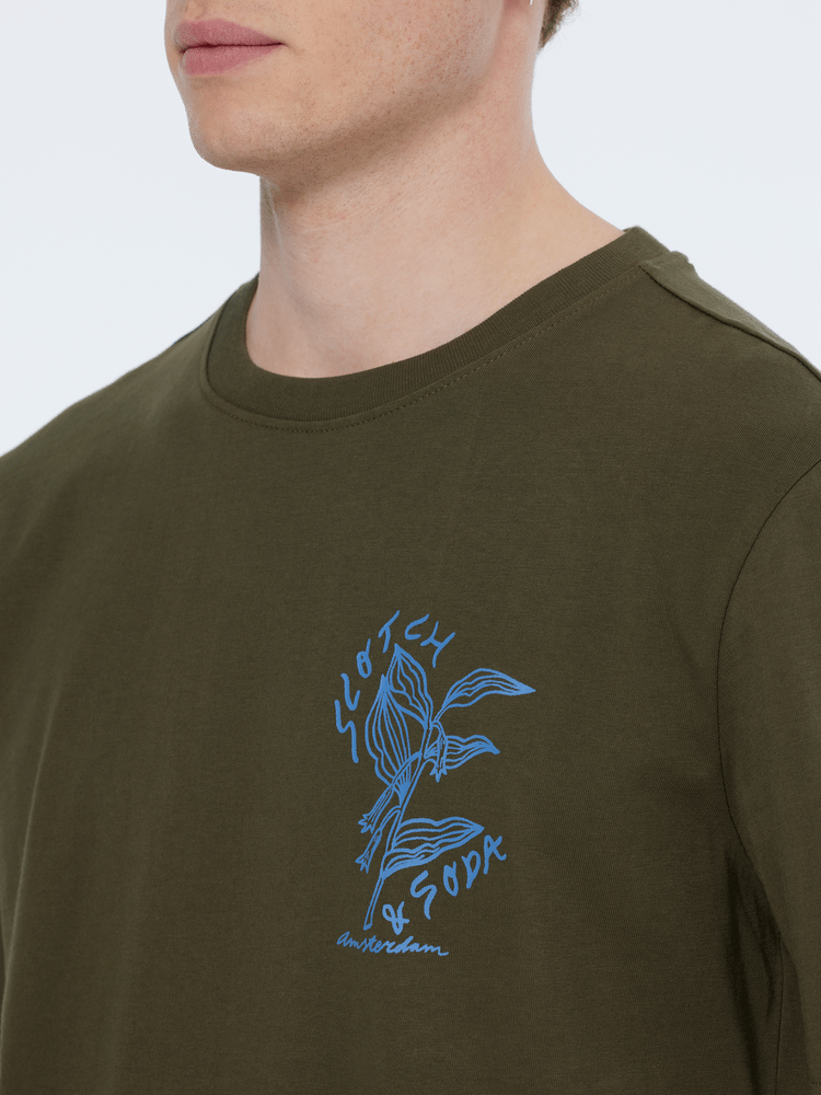 Floral Artwork T-Shirt