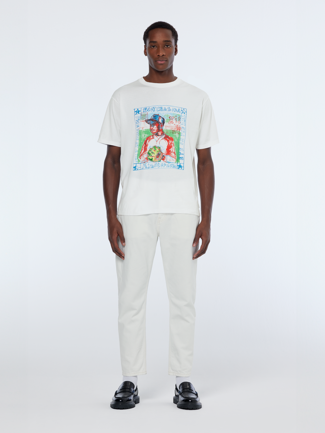 Baseball Artwork Relaxed Fit T-Shirt