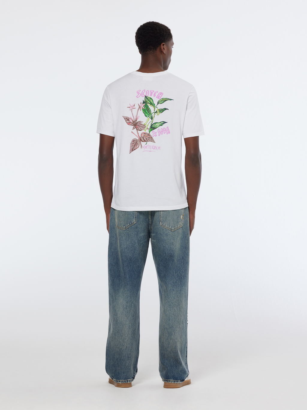 Floral Artwork T-Shirt