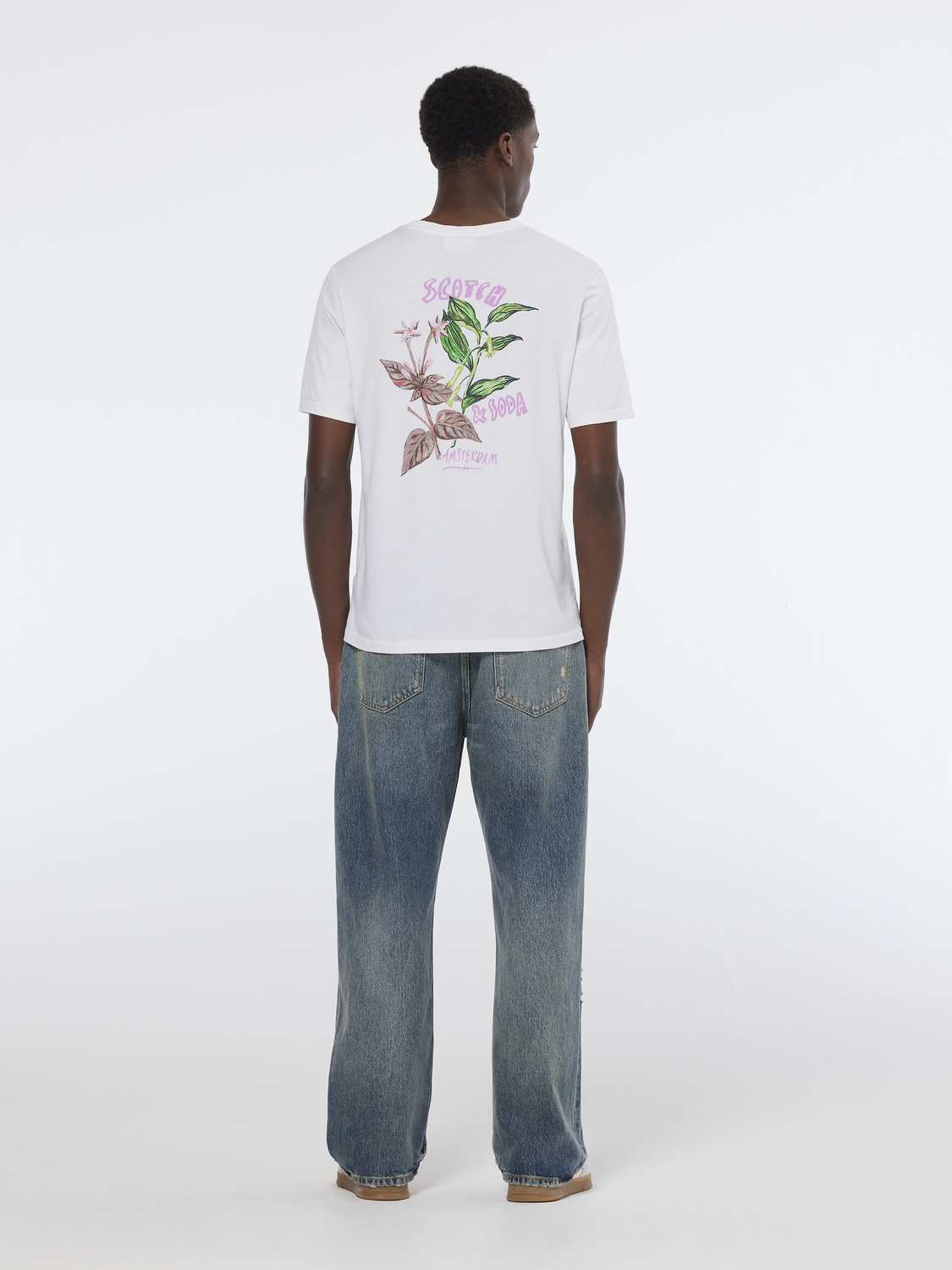 Floral Artwork T-Shirt