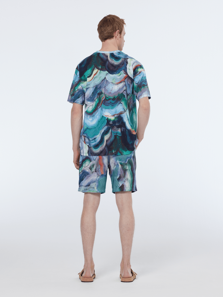 Abstract Print Relaxed Fit T-Shirt