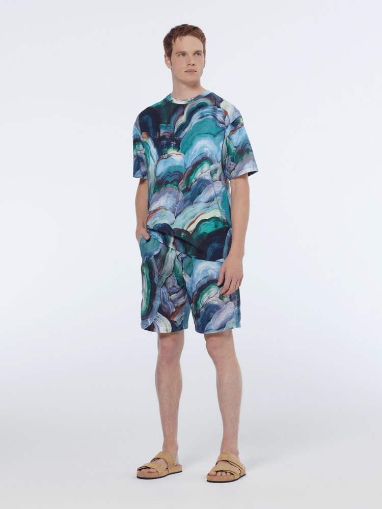 Abstract Print Relaxed Fit T-Shirt