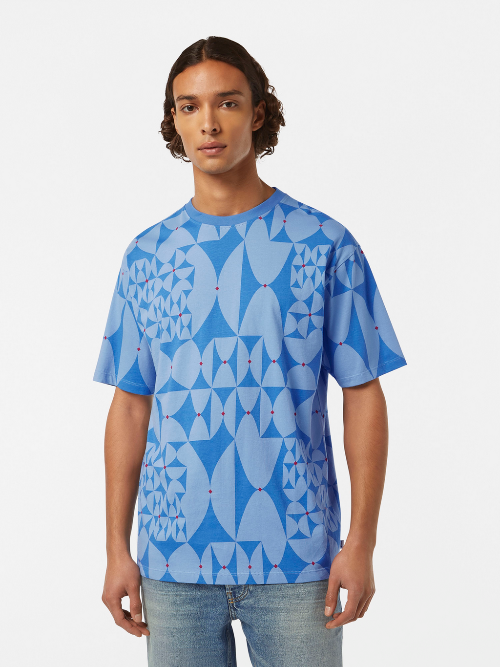 Diamond Print Relaxed Fit T-Shirt