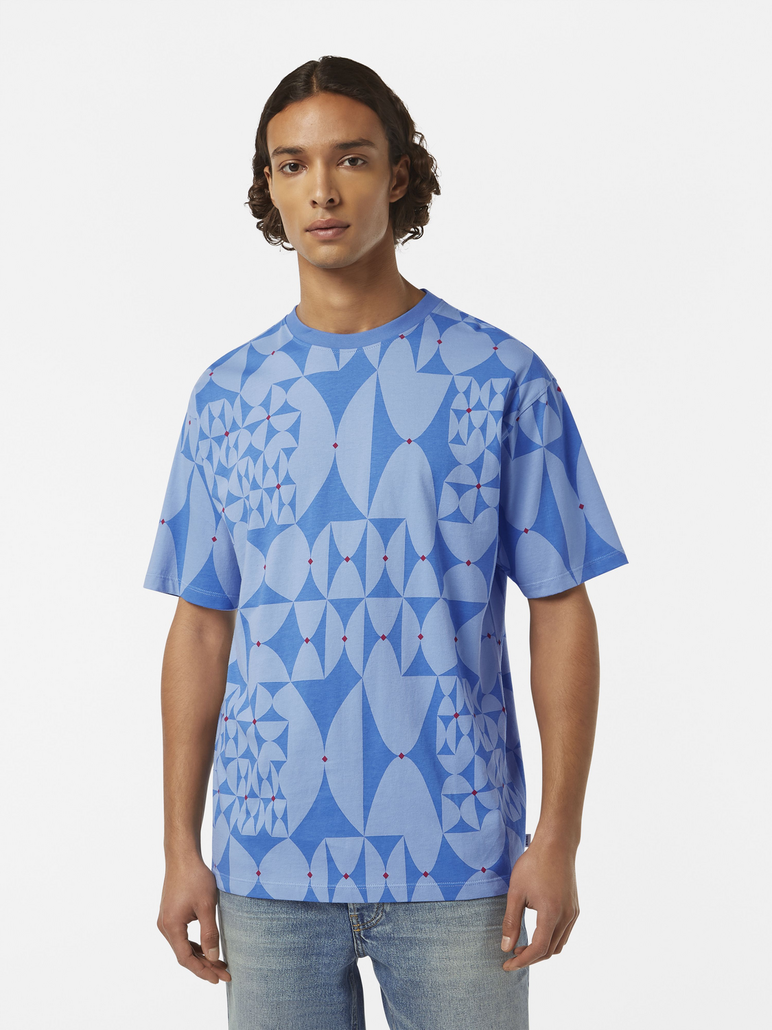 Diamond Print Relaxed Fit T-Shirt