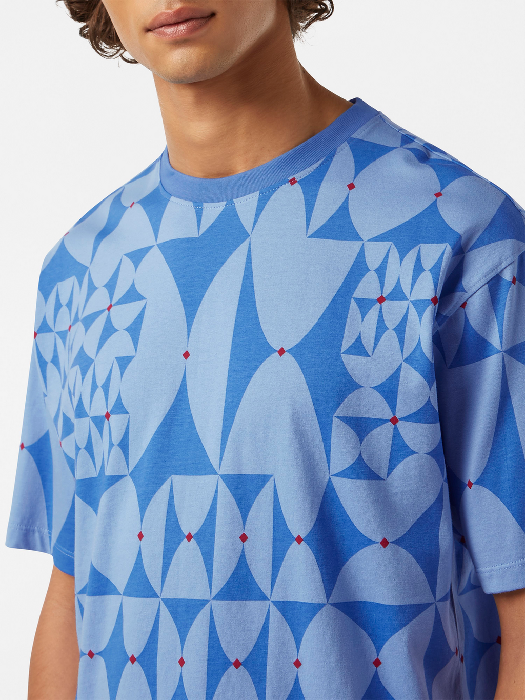 Diamond Print Relaxed Fit T-Shirt