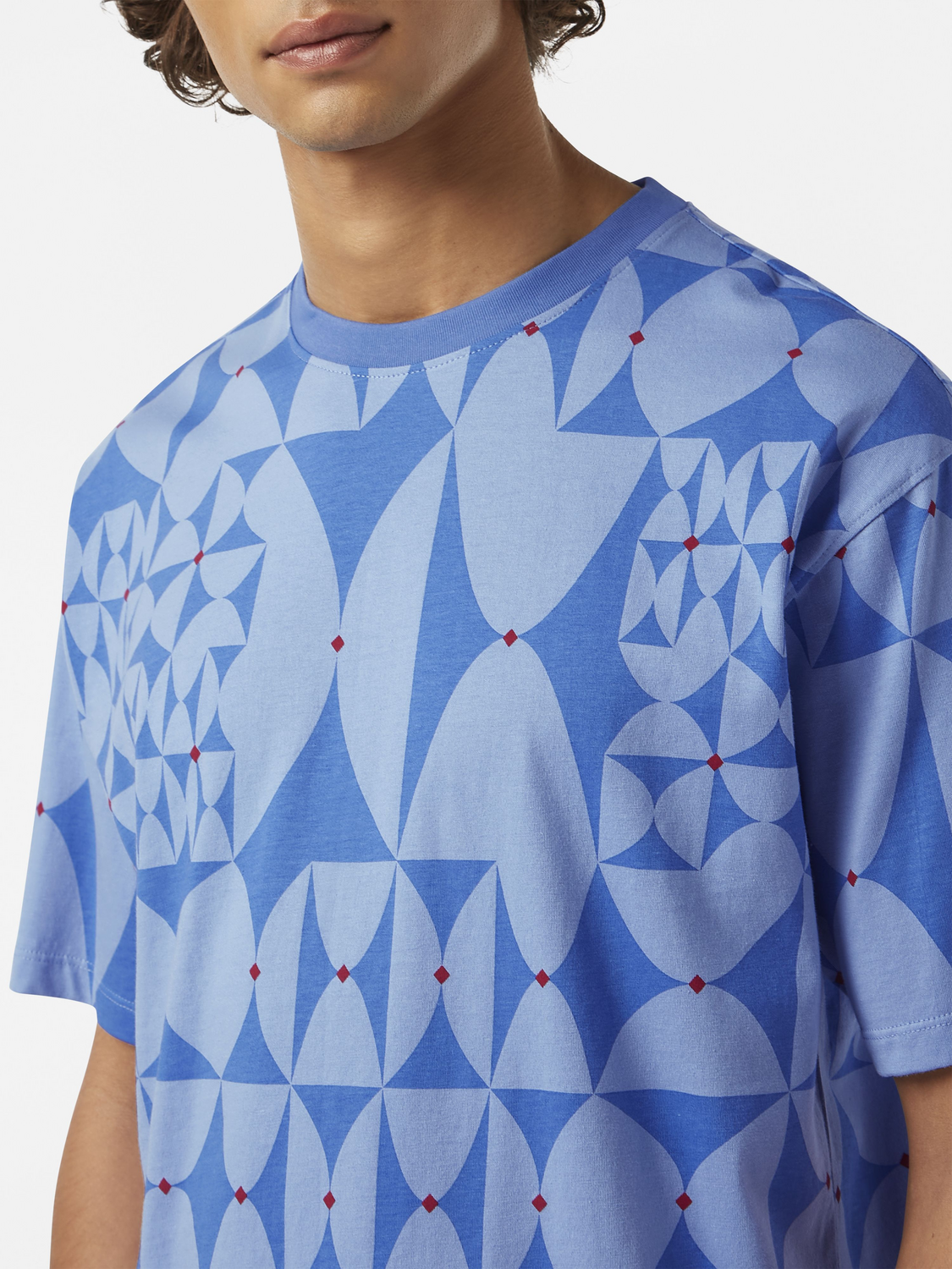 Diamond Print Relaxed Fit T-Shirt