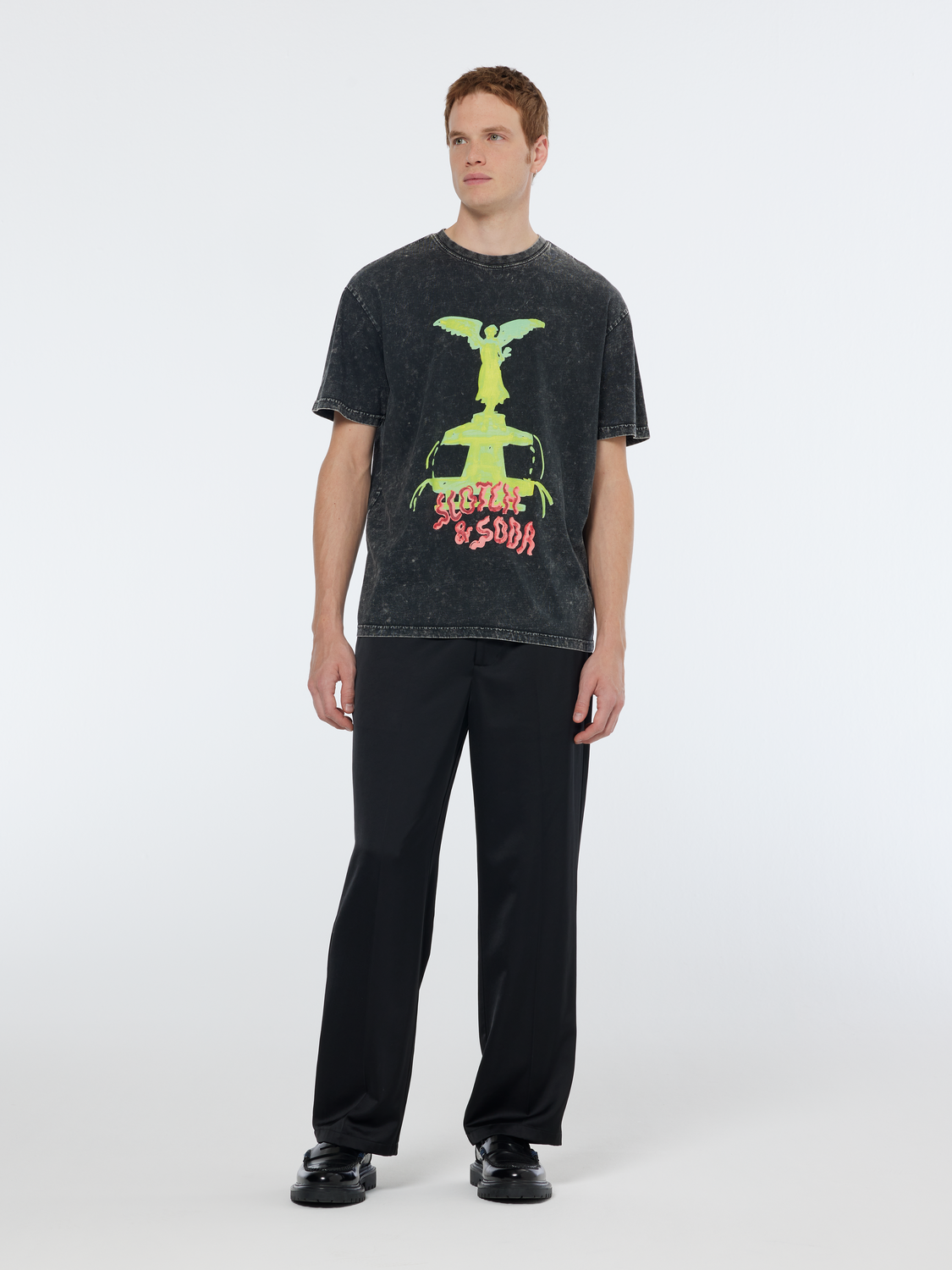 Washed Artwork Relaxed Fit T-Shirt