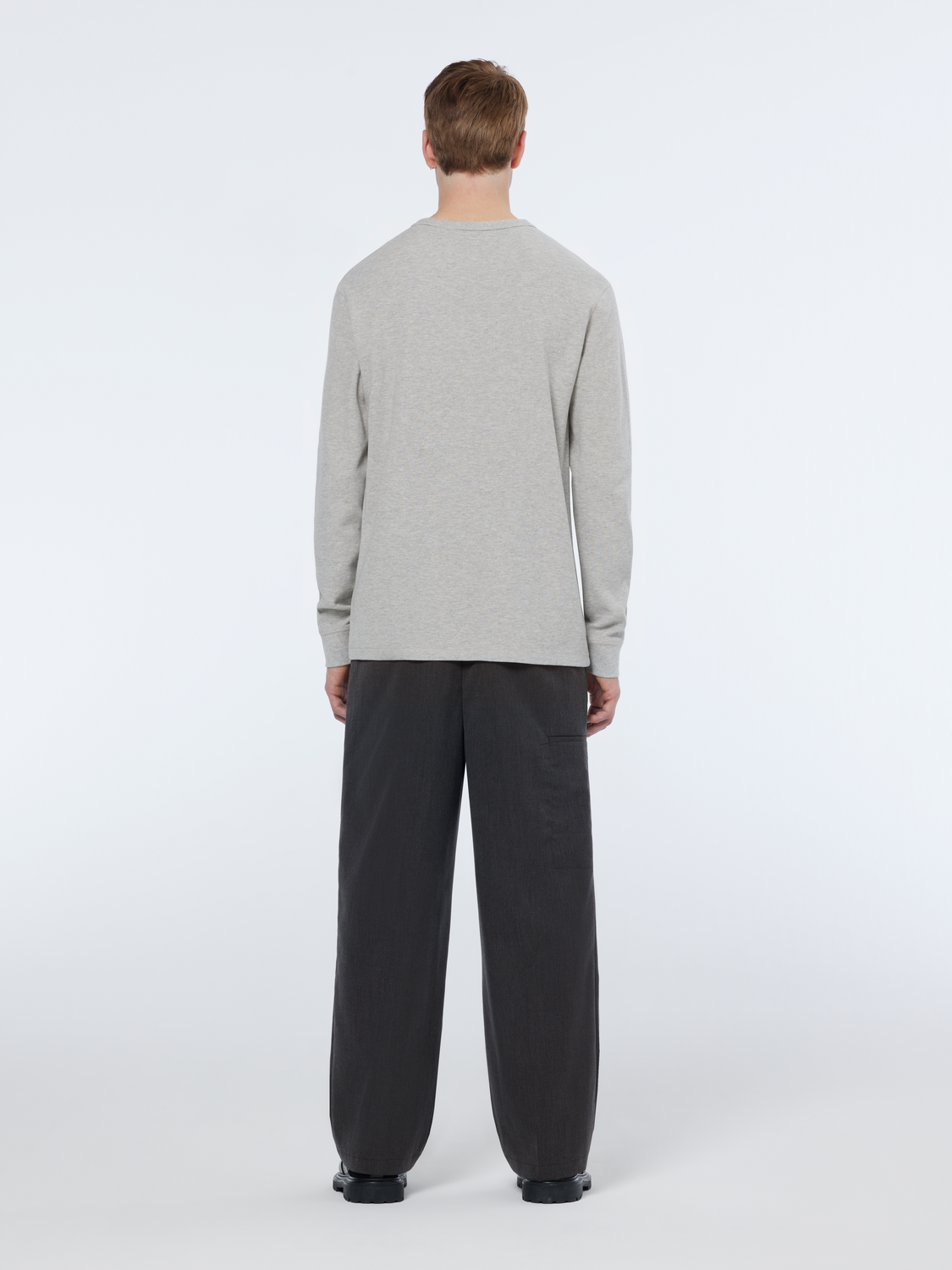 Regular Fit Waffle Long Sleeve T-Shirt