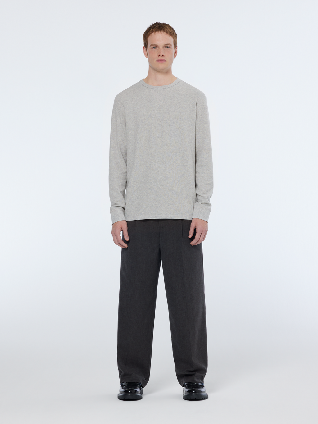 Regular Fit Waffle Long Sleeve T-Shirt